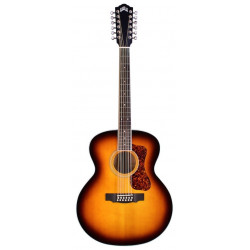 Guild F-2512E Deluxe Maple Antique Burst - guitare électro-acoustique 12 cordes