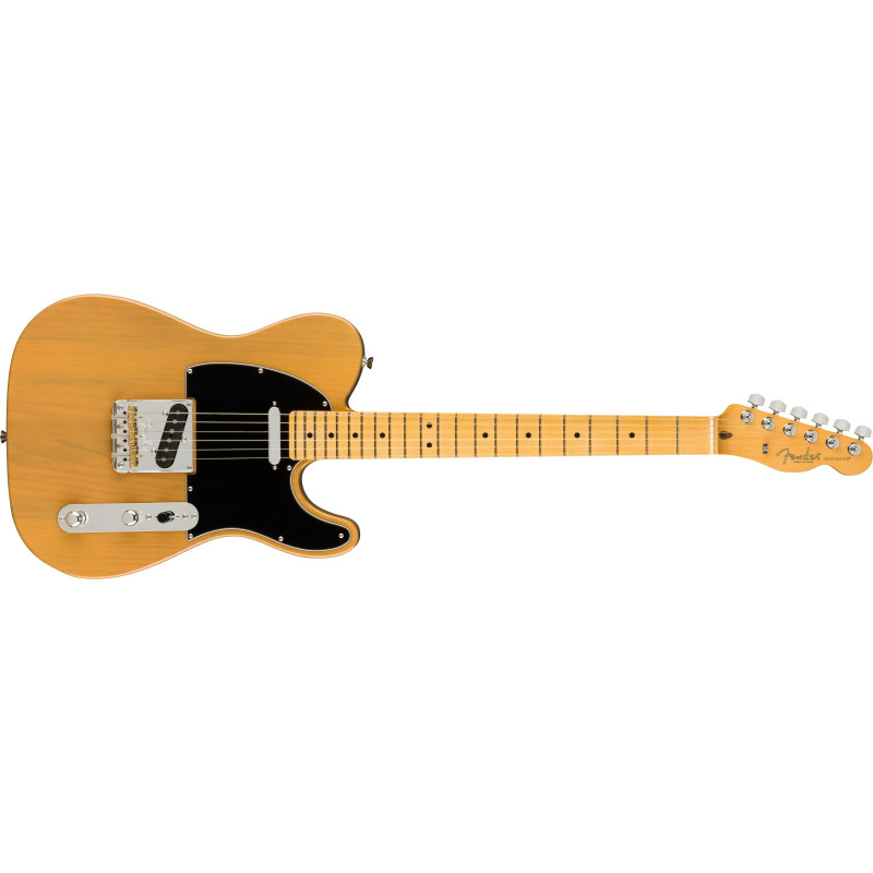 Fender American Pro II Telecaster - touche érable -Butterscotch Blonde (+ étui)