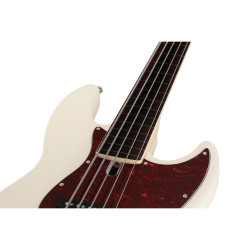 Marcus Miller V7 Alder-5 FL AWH RN 2.0  Antique White Fretless - guitare basse 5 cordes