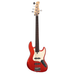 Marcus Miller V7 Alder-5 FL BMR 2.0  Bright Metallic Red Fretless - guitare basse 5 cordes