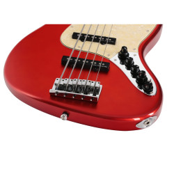 Marcus Miller V7 Alder-5 FL BMR 2.0  Bright Metallic Red Fretless - guitare basse 5 cordes