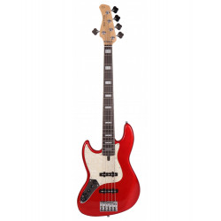 Marcus Miller V7 Alder-5 LH BMR 2.0  Bright Metallic Red  - guitare basse gaucher