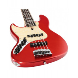 Marcus Miller V7 Alder-5 LH BMR 2.0  Bright Metallic Red  - guitare basse gaucher