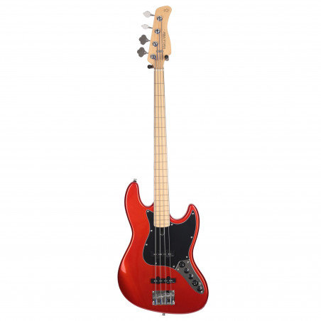 Marcus Miller V7 Vintage Alder-4 FL BMR 2.0 Bright Metallic Red Fretless - guitare basse