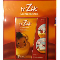 Ti'Zik cycle 1 volume 1 : La naissance - Livre + CD + DVD