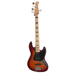 Marcus Miller V7 Vintage Swamp Ash-5 TS MN Tobacco Sunburst - guitare basse 5 cordes