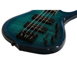 Marcus Miller M7 Alder-4 TBL RN 2.0 Transparent Blue - guitare basse
