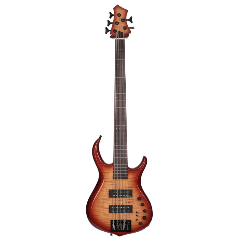 Marcus Miller M7 Alder-5 BRS RN Brown Sunburst - guitare basse 5 cordes