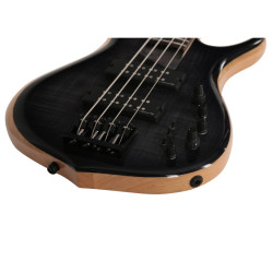 Marcus Miller M7 Swamp Ash-4 TBK RN 2.0 Transparent Black - guitare basse