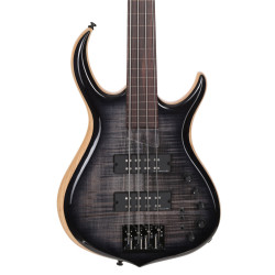 Marcus Miller M7 Swamp Ash-4 FL TBK 2.0 Transparent Black Fretless - guitare basse