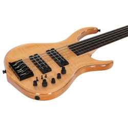 Marcus Miller M7 Swamp Ash-5 FL NT 2.0 Natural Fretless - guitare basse 5 cordes