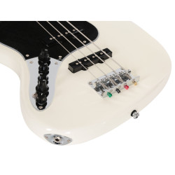 Marcus Miller V3-4 LH AWH RN Antique White  - guitare basse gaucher