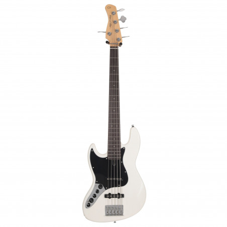Marcus Miller V3-5 LH AWH RN Antique White  - guitare basse gaucher