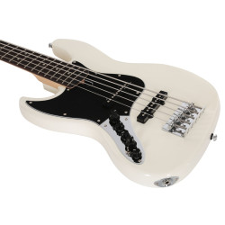 Marcus Miller V3-5 LH AWH RN Antique White  - guitare basse gaucher
