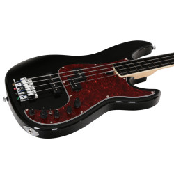 Marcus Miller P7 ALDER-4 BK FL 2.0 Black Fretless - guitare basse