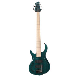 Marcus Miller M2-5 LH TBL MN Transparent Blue  - guitare basse gaucher