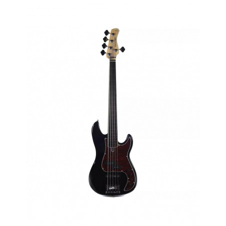 Marcus Miller P7 ALDER-5 BK FL 2.0 Black Fretless - guitare basse 5 cordes