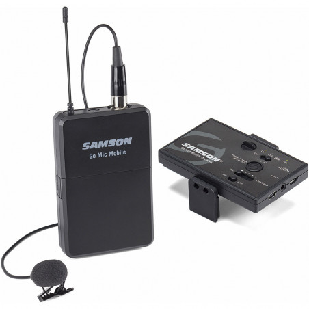 Samson GO MIC Mobile Lavalier - Système sans fil stéréo avec récepteur autonome