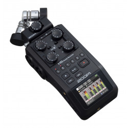 Zoom H6-BLK - Enregistreur 6 pistes portable à microphones interchangeables