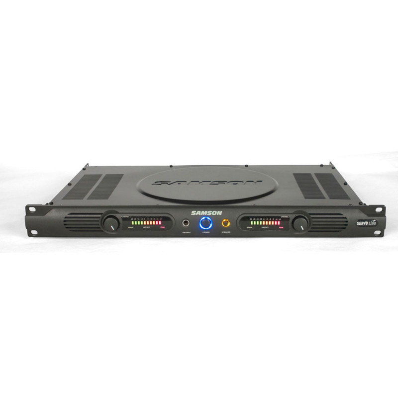 Samson SERVO 120a - Ampli stéréo 2x 60W classe AB - rack 1U