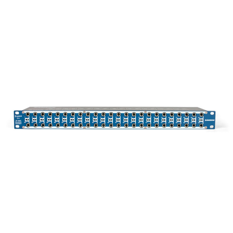 Samson S-PATCH PLUS - Patch bay 48 points - rack 1U