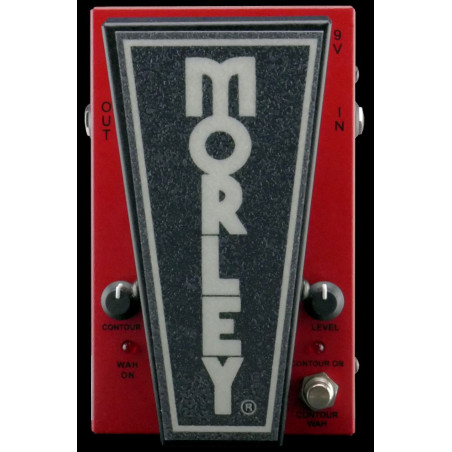 Morley 20/20 BAD HORSIE WAH - Pédale Wah Wah signature Steve Vai - rouge