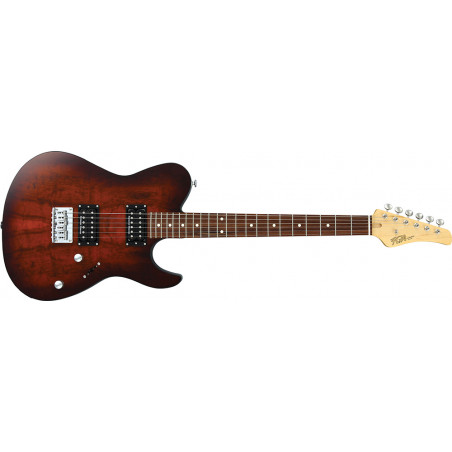 FGN JIL2ASHM/2TS Iliad J-Standard - Guitare électrique - Imbuia Brown Sunburst (+ housse)