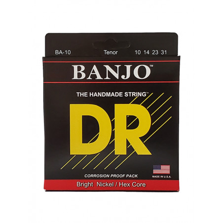 DR BA-10 - Jeu de cordes Banjo Tenor : 10, 14, 23, 31
