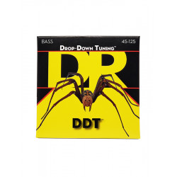DR DDT5-45 - DDT - Drop Down Tuning, jeu guitare basse, 5 cordes Medium 45-125