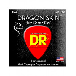 DR DSB5-40 - Dragon Skin - Clear Coated, jeu guitare basse, 5 cordes Light 40-120