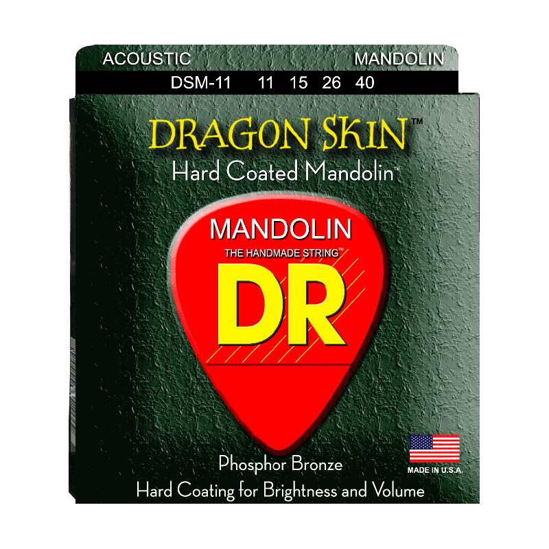 DR DSM-11 - Dragon Skin - Clear Coated, jeu mandoline, Medium 11-40