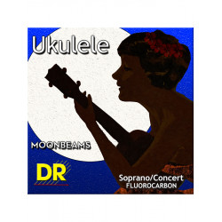 DR UFSC - Moonbeam - jeu Ukulele Soprano/Concert Clear fluorocarbon