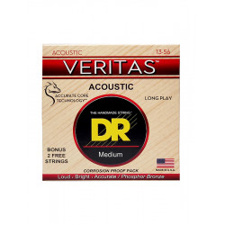 DR VTA-13 - Veritas - Coated Core Technology, jeu guitare acoustique, Medium 13-56