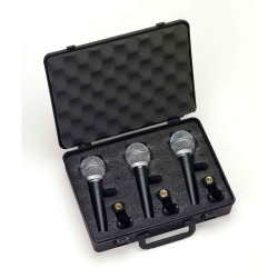 Samson R21 3 PACK - Pack 3 microphones dynamiques cardioïdes - en étui