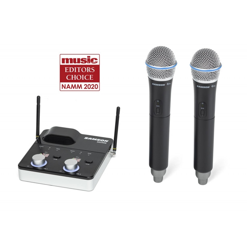 Samson Concert 288m Handheld - Ensemble UHF double microphone à main