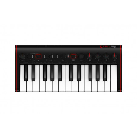 IK Multimedia iRig Keys 2 MINI - Clavier/Contrôleur MIDI universel avec 25 touches miniatures