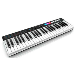 IK Multimedia iRig Keys I/O 49 - Clavier contrôleur midi 49 touches pour Mac, PC et iOs