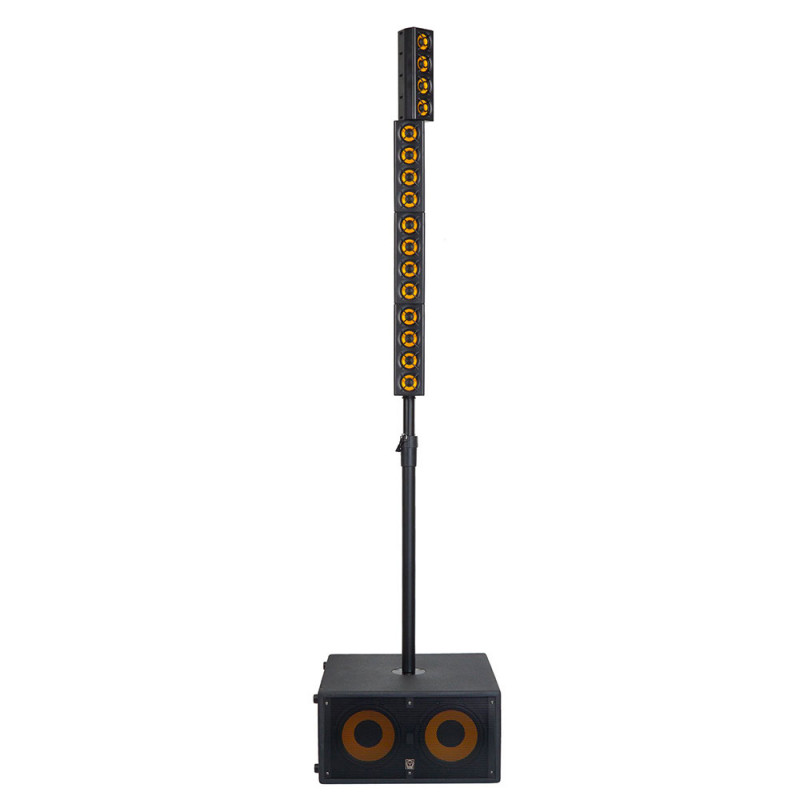 Markaudio Ergo System 4 - Système de sonorisation 1400W Peak - 1x subxoofer 2x8'' et 2x satellites 4x2'' Markaudio Ergo System 4 - Système de sonorisation 1400W Peak - 1x subxoofer 2x8'' et 2x satellites 4x2''