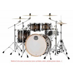 Mapex AR529STK - Batterie Armory Pop Rock 22" 5 fûts - Black down (sans cymbales ni accessoires)