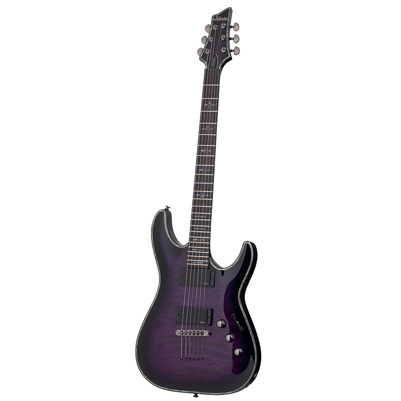 Schecter HELLRAISER C-1 - Guitare électrique - Trans Purple Burst