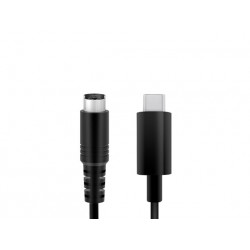 IK Multimedia Câble USB-C (mâle) vers Mini-Din (Femelle) - 60cm