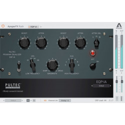 Apogee Electronics Inc. PULTEC EQP-1A - Egalisation - Plugin AAX Native, AU et VST3 pour Mac