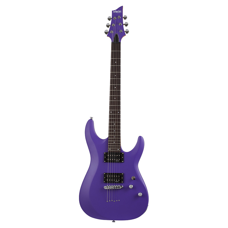 Schecter C-6 DELUXE - Guitare électrique - Satin Dark Purple