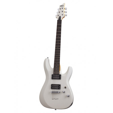 Schecter C-6 DELUXE - Guitare électrique - Satin White