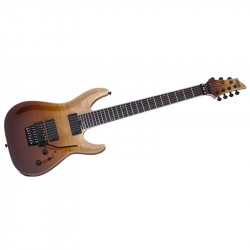 Schecter C-7 FR Floyd Rose SLS Elite - Guitare électrique 7 cordes - Antique Fade Burst