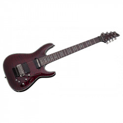 Schecter HELLRAISER C-7 FRS Floyd Rose Sustainiac - Guitare électrique 7 cordes - Black Cherry