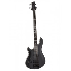 Schecter C-4 SLS ELITE EVIL TWIN Gaucher - Basses 4 cordes - Satin Black