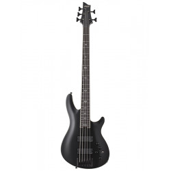 Schecter C-5 SLS ELITE EVIL TWIN - Basses 5 cordes - Satin Black