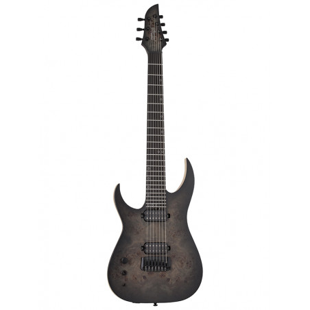 Schecter Keith Merrow KM-7 MK-III Artist - Guitare électrique gaucher - Trans Black Burst
