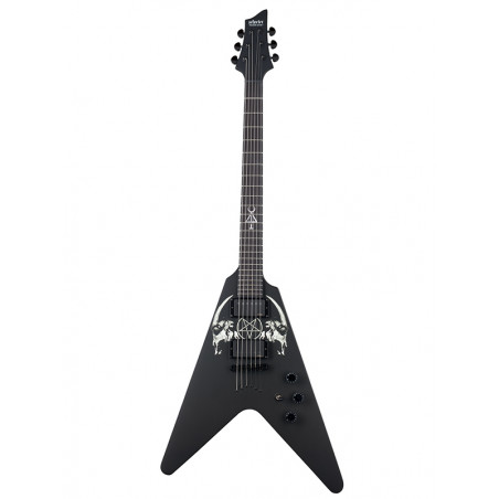 Schecter Sin Quirin V-1 - Guitare électrique - Black